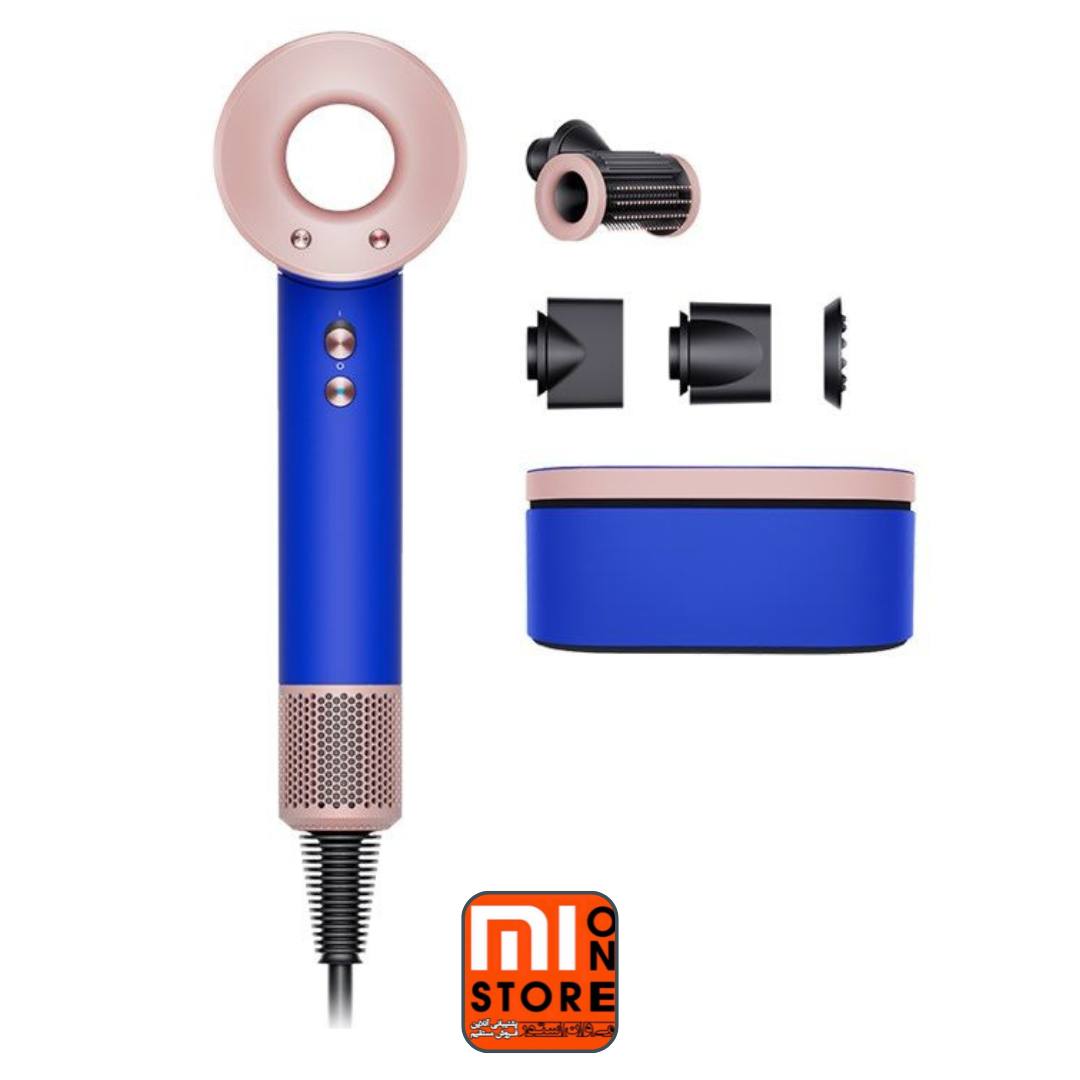 43e1ed.jpg سشوار دایسون آبی مدل (Blue Blush) Dyson Supersonic HD15 - تصویر 1