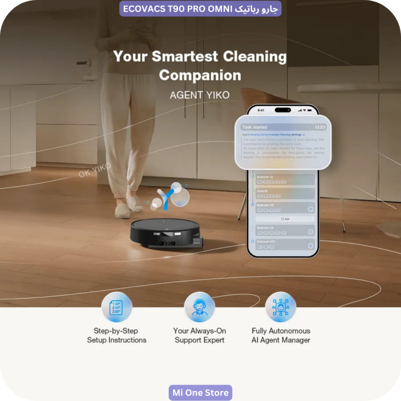 جارو رباتیک اکووکس DEEBOT T90 PRO OMNI