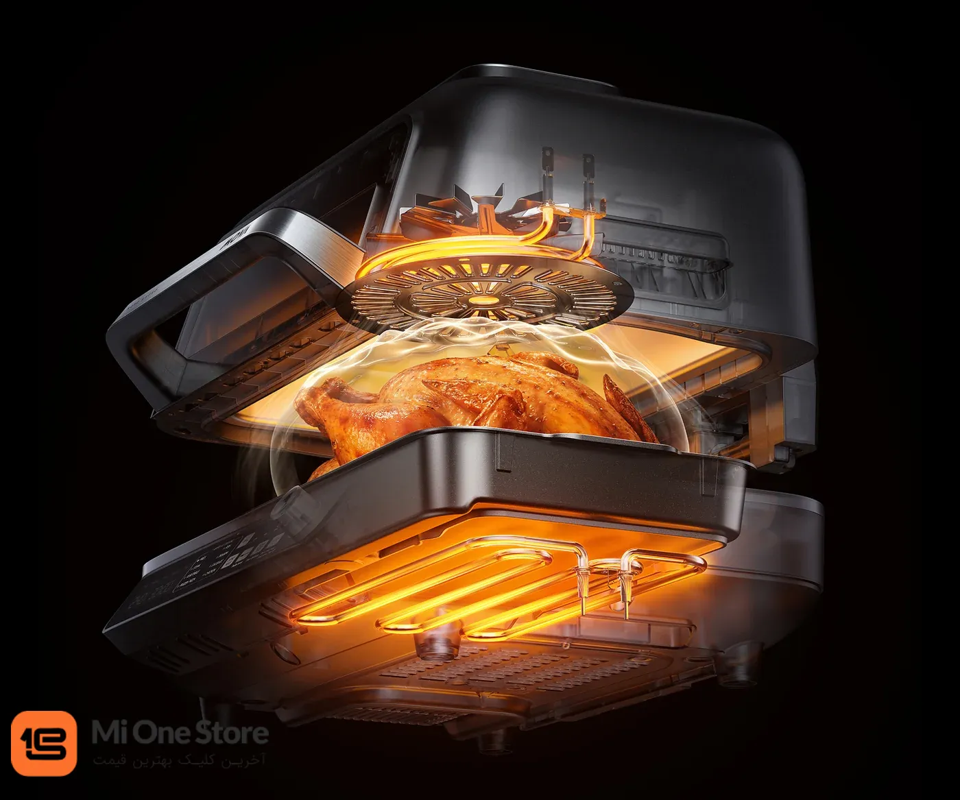 سیستم هواپز با کاهش ۸۰ درصدی روغن (Air Fry Technology)