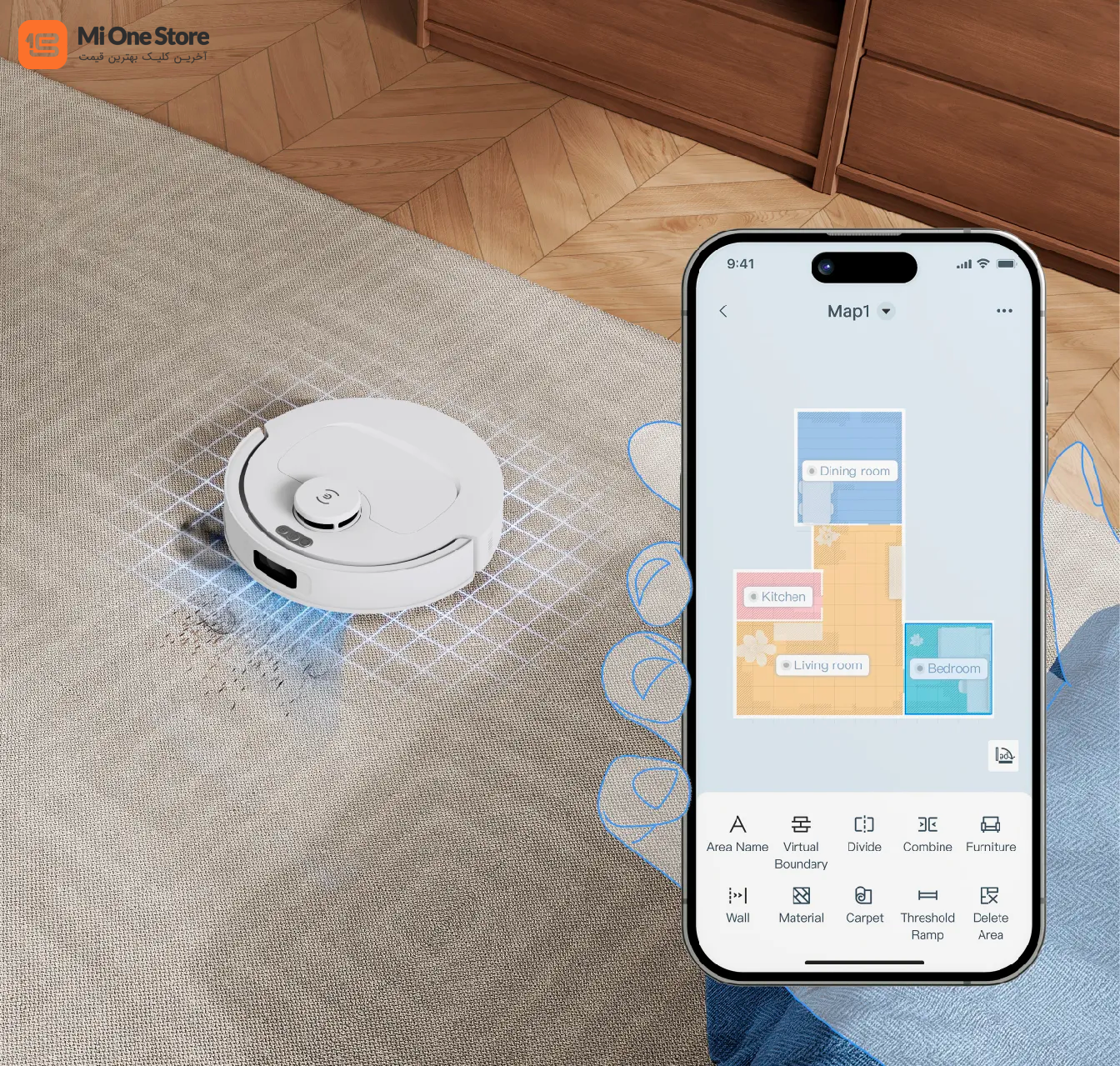 کنترل هوشمند با ECOVACS HOME
